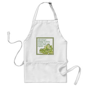 Always Sleep with One Eye Open Standard Apron