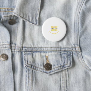 Always Smile . Best Button To Share Happiness