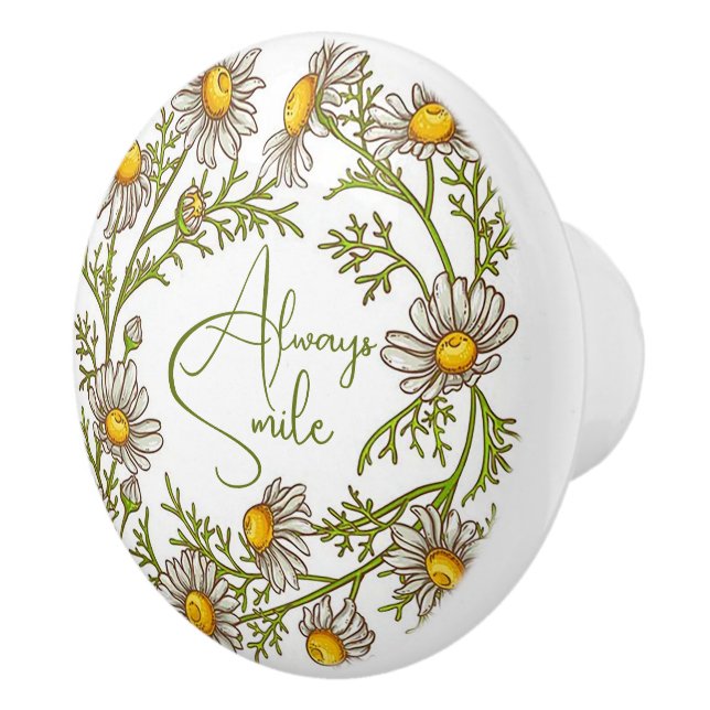 Always Smile Ceramic Knob /  Pull (Right)