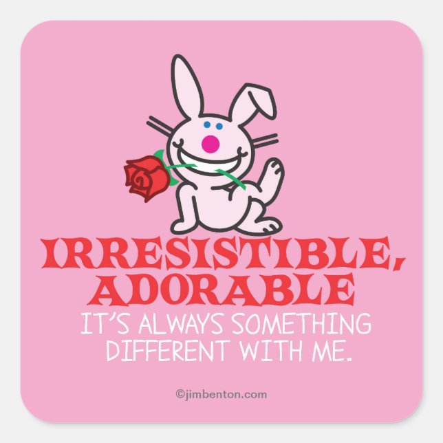 Always Something Different Square Sticker (Front)