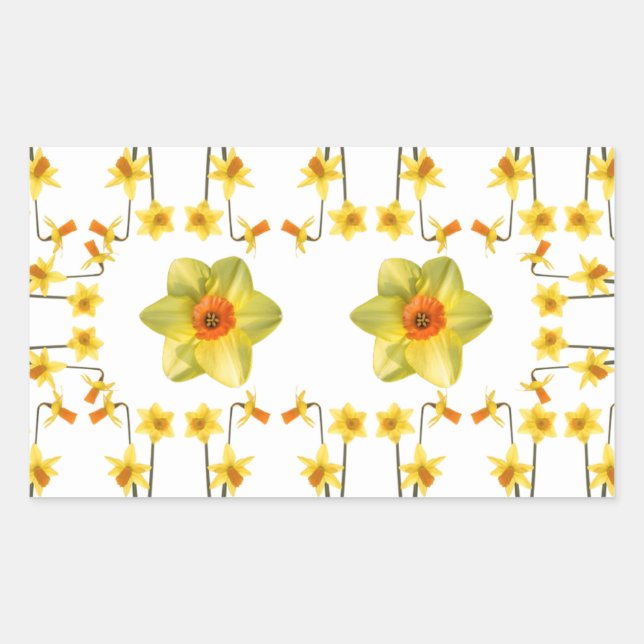 Always Spring Rectangular Sticker (Front)