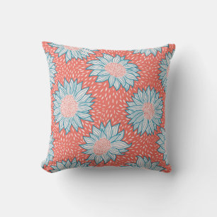 Always sunflowers red cushion