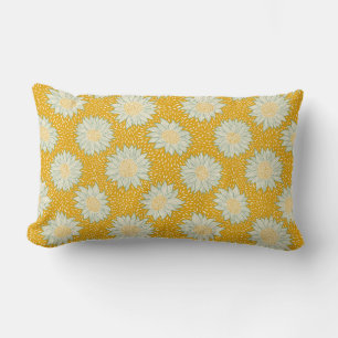 Always sunflowers yellow lumbar cushion
