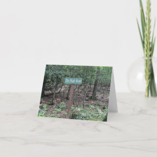 Always take the High Road Card