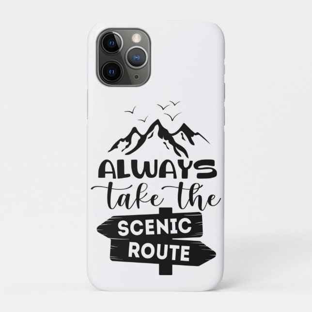Always Take The Scenic Route Case-Mate iPhone Case (Back)