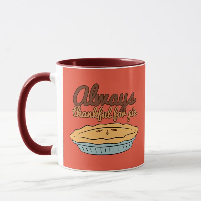 Always Thankful For Pie Mug (Left)