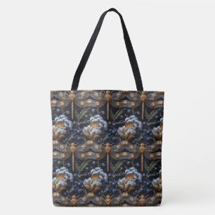 Always Thinking Inn Dragonfly Large Shoulder Tote