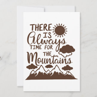 ALWAYS TIME FOR THE MOUNTAINS HOLIDAY CARD