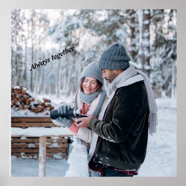 Always together metal print acrylic print (Front)