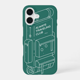 Always Travelling Club iPhone 16 Case