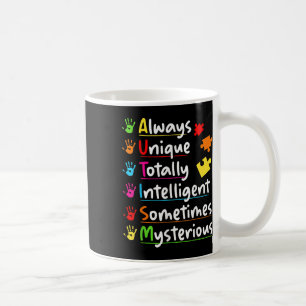 Always Unique Autism Awareness Totally Intelligent Coffee Mug