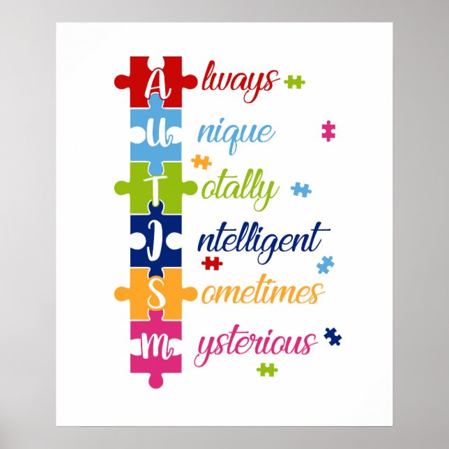 always unique totally intelligent sometime mysteri poster (Front)