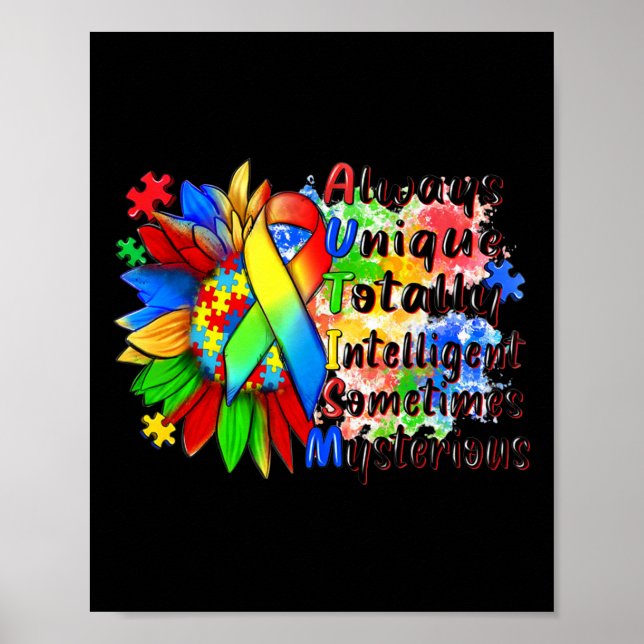 Always Unique Totally Intelligent Sometimes Myster Poster (Front)