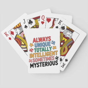 Always Unique Totally Intelligent Sometimes Playing Cards