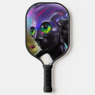 Always Watching - Ken Gauge Art Pickleball Paddle