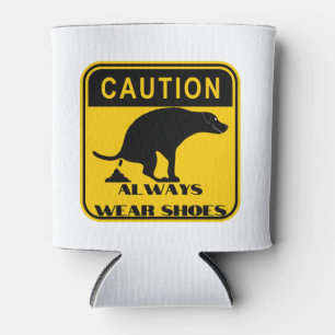 Always wear shoes can cooler