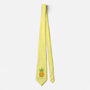 Always Wear Your Crown Punny Pineapple Tie