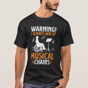 Always Win At Handicap Disabled Wheelchair Disabil T-Shirt