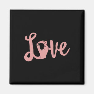 Always Wins Asl Teacher Deaf Awareness Magnet