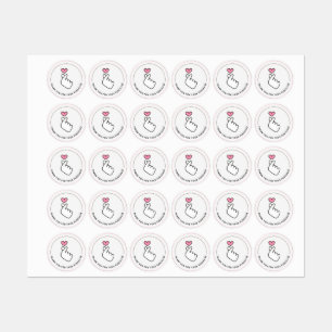 Always With Love Finger Heart Clothing Labels