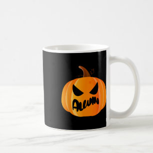 Alwin Name Custom Pumpkin Personalised Halloween Coffee Mug