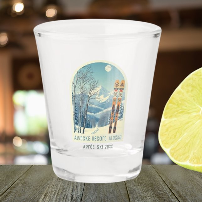 Alyeska Resort Alaska après ski shot glass (Creator Uploaded)