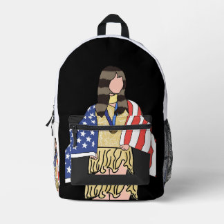 Alysa-Liu: The World Champion Printed Backpack