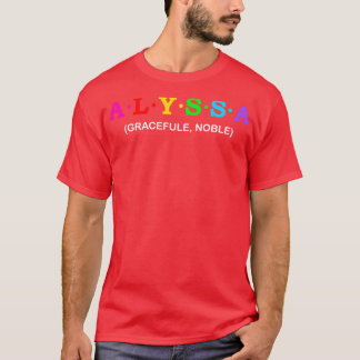 Alyssa Graceful Noble T-Shirt