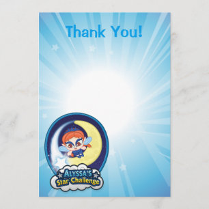 Alyssa's Star Challenge Thank You Card