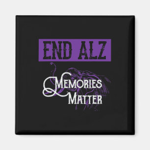 Alzheimer - Cute Heimer Awareness Graphic Magnet