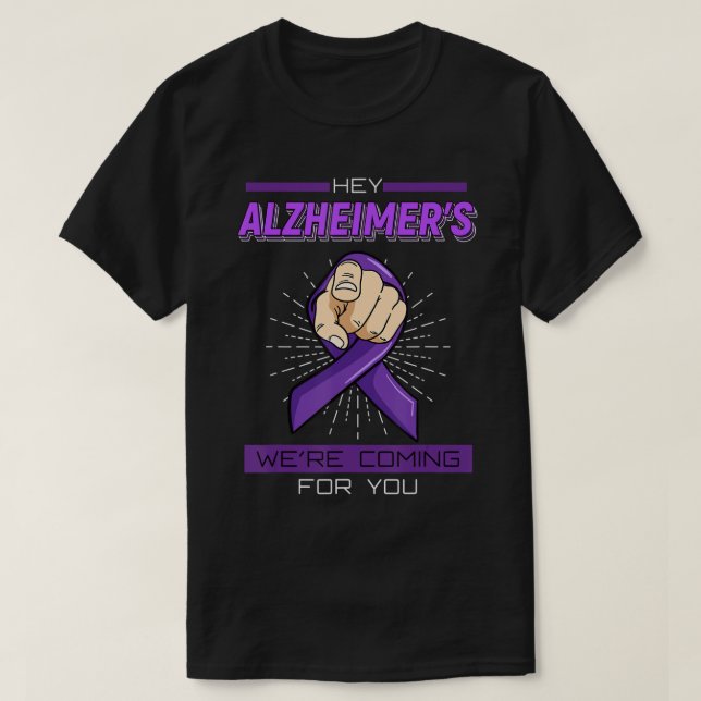 Alzheimer Disease Shirt Brain Memory Loss Dementia (Design Front)