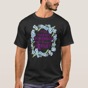 Alzheimer forget me not flower wreath Alzheimeru20 T-Shirt