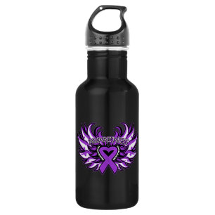 Alzheimer’s Disease Awareness Heart Wings 532 Ml Water Bottle