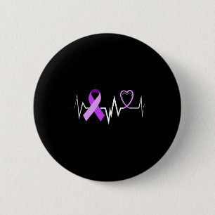Alzheimerheimer Ribbon Heimer Disease Awareness 6 Cm Round Badge
