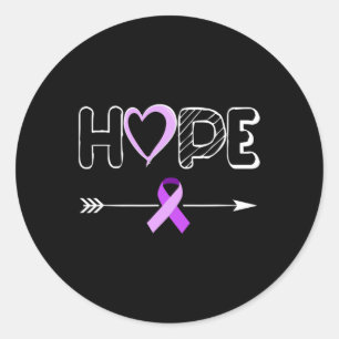 Alzheimerheimer Ribbon Heimer Disease Awareness Classic Round Sticker