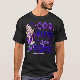 Alzheimers Awareness Awareness god bless faith hop T-Shirt