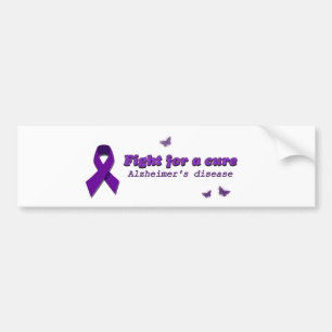 Alzheimer's awareness bumper sticker