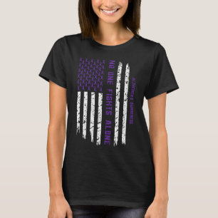 Alzheimer's awareness flag T-Shirt