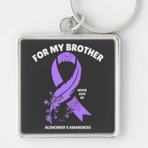 Alzheimer's Awareness - For My Brother Key Ring