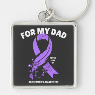 Alzheimer's Awareness - For My Dad Key Ring