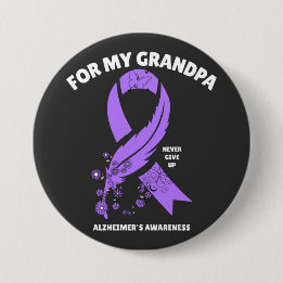 Alzheimer's Awareness - For My Grandpa 7.5 Cm Round Badge