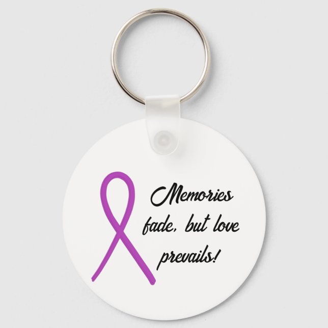 Alzheimer's Awareness Keychain (Front)