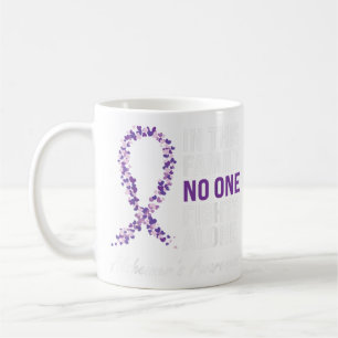 Alzheimer's Awareness Purple Ribbon Dementia Mom D Coffee Mug