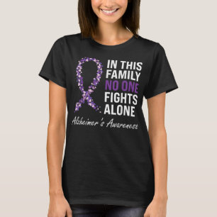 Alzheimer's Awareness Purple Ribbon Dementia Mum D T-Shirt