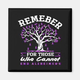 Alzheimer's awareness support remember for those magnet