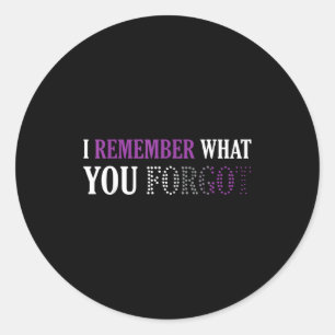 Alzheimer's caregiver dementia caregiver support classic round sticker