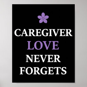 Alzheimer's caregiver dementia caregiver support poster