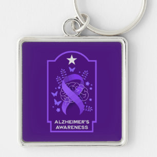Alzheimer's Disease Awareness Key Ring