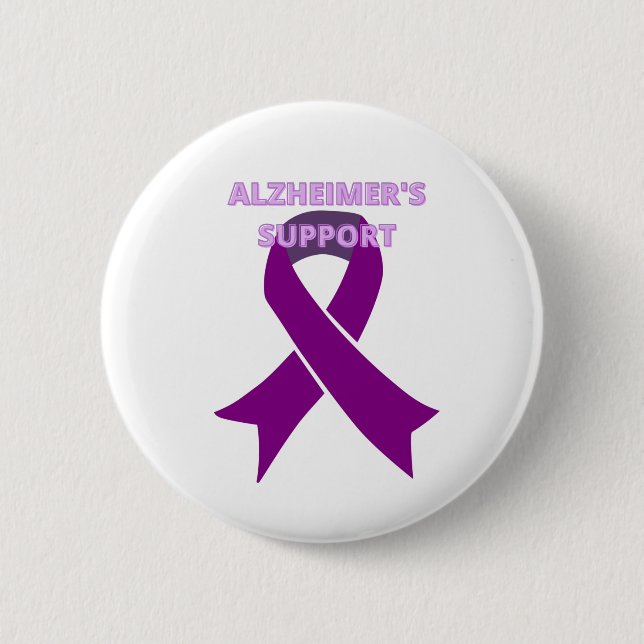 ALZHEIMER'S disease awareness month 6 Cm Round Badge (Front)