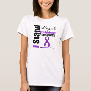 Alzheimers Disease I Stand Alongside My Husband T-Shirt